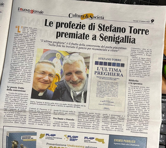 il nuovo Giornale parla del premio ricevuto dall'ultima preghiera